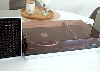 Gramofon Vintage PHILIPS 22GF 614 z kolumnami