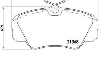 KLOCKI HAMULC. OPEL OMEGA B 93-03