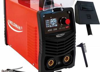 Spawarka ARC 250 LCD VRD Synergia WELDMAN + przyłbica samościemniająca  Tyl