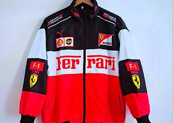 Unikatowy !„ Design/Dizajn ”Kultowa Kurtka „Ferrari F1-Sport”r.(M/L/XL)