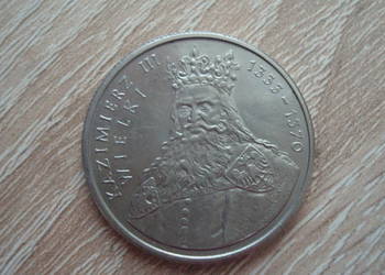 Moneta Kazimierz III Wielki 100 zł.