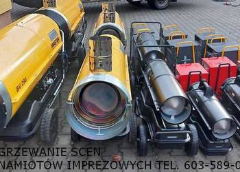 Wypożyczalnia nagrzewnic powietrza do ogrzania namiotów i scen estradowych