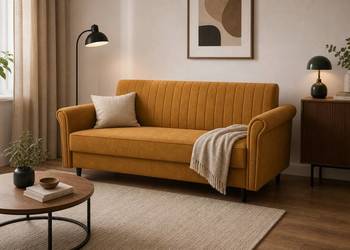 Wersalka Uszak Rozkładana Sofa Duży Wybór Tkanin