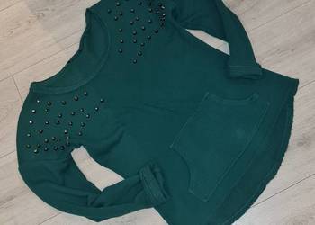 Bluza damska basic zieleń ćwieki rozm 38/M