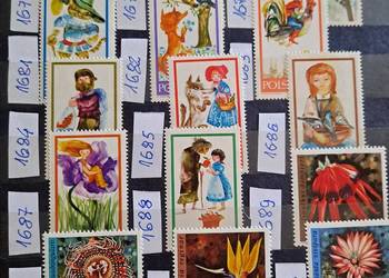 Rok 1986 -Polskie Znaczki Pocztowe Niestemplowane