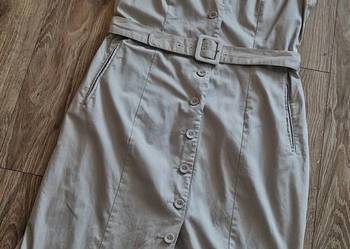 sukienka szmizjerka H&M r 40 L szara