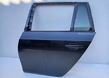 DRZWI LEWE TYLNE BMW E61 CARBONSCHWARZ 416/9