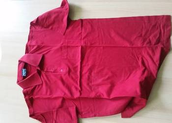 L-XL, koszulka męska, polo, zapinana, z kołnierzykiem