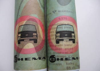 INHIBOL Fiat 126p itp chemia 1985r Polmozbyt PRL