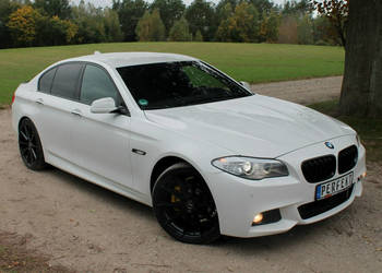 BMW 520 F10 M PAKIET 2.0 D 184 KM Automat CZYTA Znak DOCIĄGI Alu 20 Cal SE…