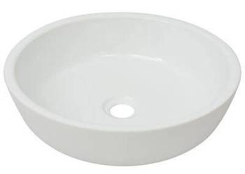 vidaXL Umywalka ceramiczna, okrągła 42 x 12 cm, biała(SKU:142341)