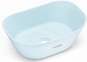 Umywalka 50 cm LIBRA BASIC – średni kobaltowy matowy