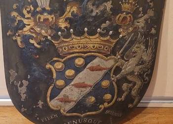 Oryginalna Tarcza  Herbowa Freihereen(Baronów)  von  Mendell