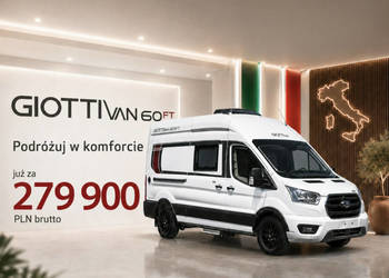 samochody kempingowe Giottiline GiottiVan 60FT - Nowy Ford w pełni wyposaż…