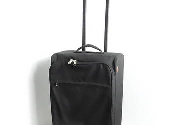 Czarna walizka kabinowa IKEA FAMILY | Bagaż podręczny na kółkach 53cm
