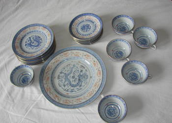 porcelana ryżowa- zestaw