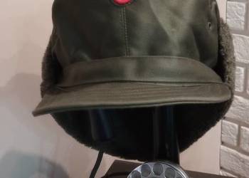WOJSKOWA CZAPKA ZIMOWA AUSTRIA USZATKA 58- 60