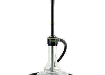 Oduman Nova Black Hookah Fajka Wodna Shisha Szisza | Clear Glass