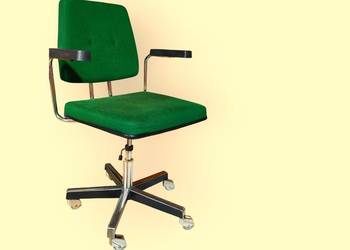 Krzesło biurowe, mid-century modern, skandynawskie, vintage