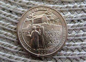 USA 25 Cent 2020r - P - Parki USA - WEIR FARM