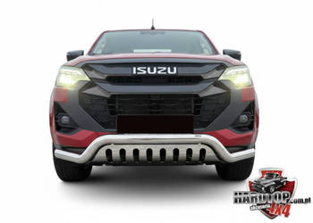 Orurowanie Przednie rozłożyste z BLACHĄ - Rury osłona 4x4  ISUZU D-MAX 20+
