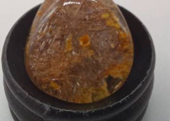 Kolekcjonerski naturalny kwarc fantomowy żółty a#25 25x18mm