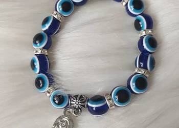 Bransoletka Oko Proroka Ręka Fatimy Boho Talizman