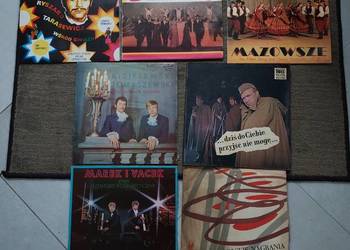 nr43 Płyty winylowe zestaw 7szt polska muzyka różne