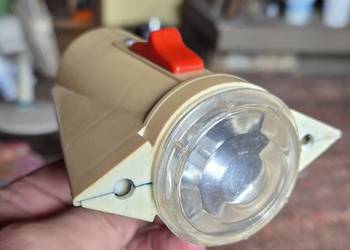 Lampa rowerowa "rakieta" z Romet Wigry Junior 1  75~76 r klasyk zabytek