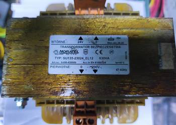 Transformator bezpieczeństwa 230/24 630VA