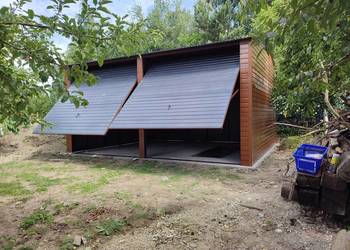Garaż blaszany 6x6 / Magazyn Rolny / Garaże Blaszane  - GRZYWSTAL