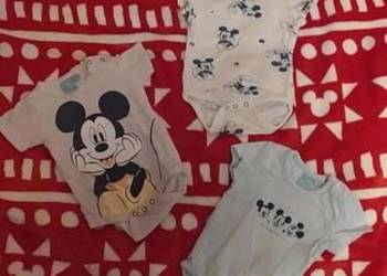 Nowy zestaw 3 bodziaków dla chłopca Disney myszka Mickey