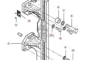 Valtra S274 S294 S324 S394 Fendt S927 S930 S933 S939 Szyna Przesuwna 83550…