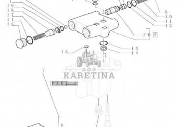 New Holland T6010 Pokrywa 5155826