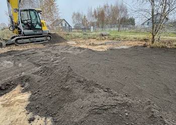 Czarnoziem pod trawnik | Ziemia ogrodowa PRZESIEWANA | Transport + Rozplant