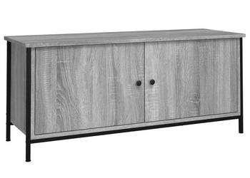 Szafka pod telewizor szary dąb sonoma 102x35x45 cm WM-826293