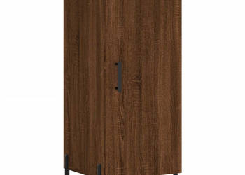 Szafka brązowy dąb 345x34x90 cm materiał drewnopochodny WM-828555