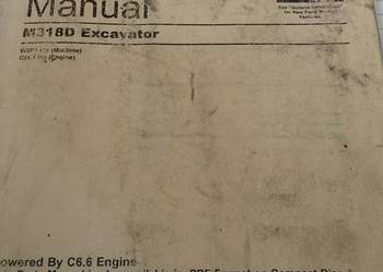 Katalog części CAT Caterpillar M318D Excavators