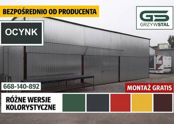 Magazyn – Ocynk  /Garaż/ Wiata Garażowa -Wiata – GRZYWSTAL