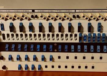 Zestaw przełącznic światłowodowych RACK 19" | KRONE | SC/LC | 6 sztuk