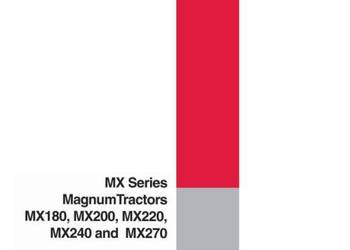 CASE IH MX180 MX200 MX220 MX240 MX270 Magnum instrucja obslugi PL