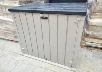 Skrzynia ogrodowa, schowek na narzędzia, kosiarkę, 1270ltr, 130x109cm