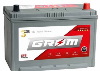 Akumulator 12V100Ah 780A Grom  EFB Japan P+/L+ Akumulator 12V100Ah 780A Grom  EFB Japan P+/L+