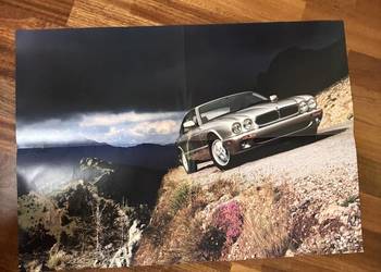 Plakat reklamowy Jaguar XJ8 Gold