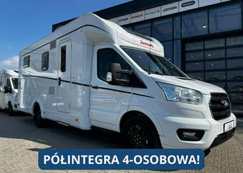 samochody kempingowe Dethleffs Just Go T7055 EB Przestronna półintegra z o…