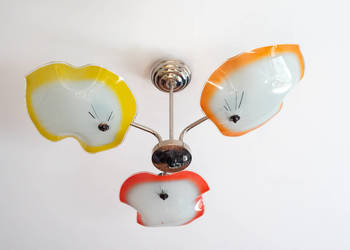 Żyrandol lata 60 New Look Pop-Art Mid-Century Vintage PRL