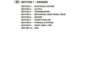 New Holland 8160,8260,8360,8560 instrukcja napraw