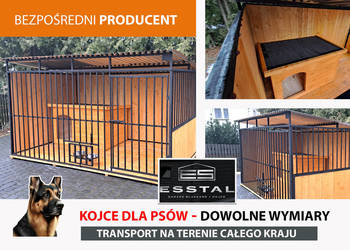 C128 Kojec dla Psa 3x2 - ściany drewniane Impregnowane | KOJCE | - ESSTAL