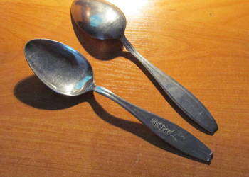 ŁYŻKI STOŁOWE KONSUMY (PRL)