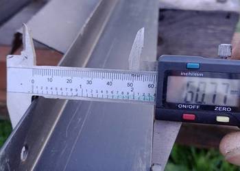 Kątownik 60x40x2 - 2,5 m na regał,  półki